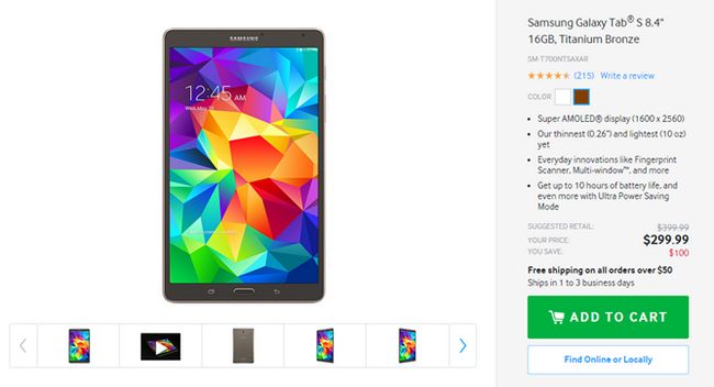 Fotografía - [Alerta Trato] Samsung Temporalmente Knocks $ 100 de descuento del Galaxy Tab S 8.4 y 10.5, Beats Amazon ellos hasta en $ 20